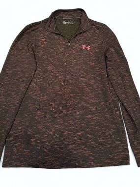 Under Armour Black and Pink Performance 1/4 Zip Jacket